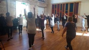 Silver Swans class warm up